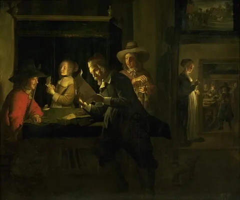 Wolfgang Heimbach, Evening Interior
