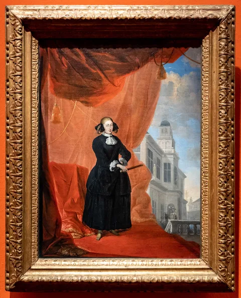 Wolfgang Heimbach, Portrait of Queen Christina of Sweden (around 1660)