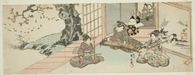 Kuniyasu, Ladies Playing Instruments