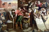 Isaac Claesz. van Swanenburg, Removal of the wool from the skins and combing