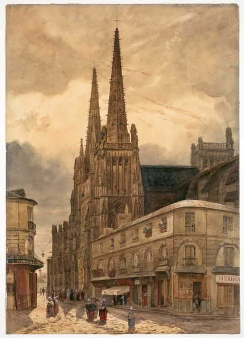 Adrien Dauzats, Cathédrale Sainte-André de Bordeaux