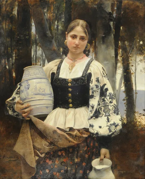 Casto Plasencia, The milkmaid