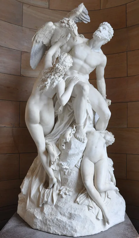 Eduard Müller, Prometheus Bound and the Oceanids