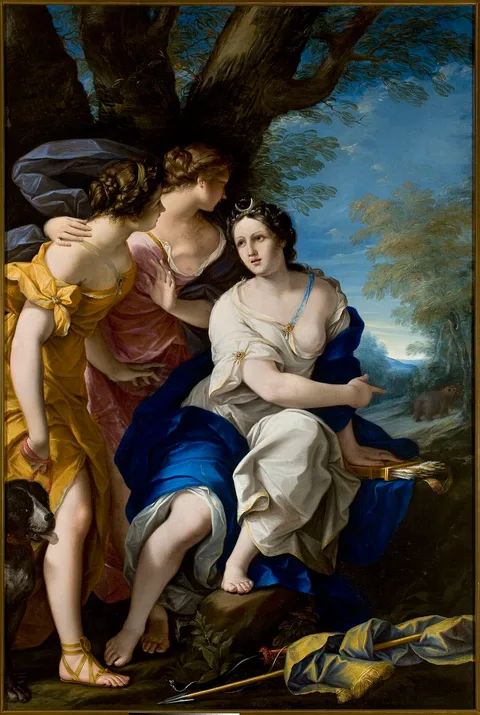 Felice Torelli, Diana and nymphs.