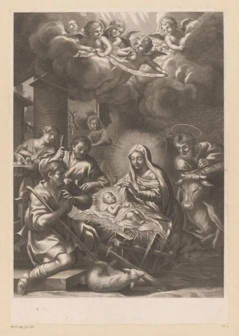 François de Poilly, Aanbidding door de herders
