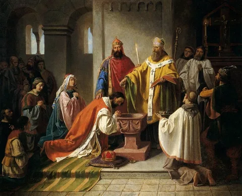 Karel Javůrek, Baptism of Prince Bořivoj