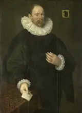 Jacob Willemsz Delff, Portrait of Paulus Cornelisz van Beresteyn, Burgomaster of Delft
