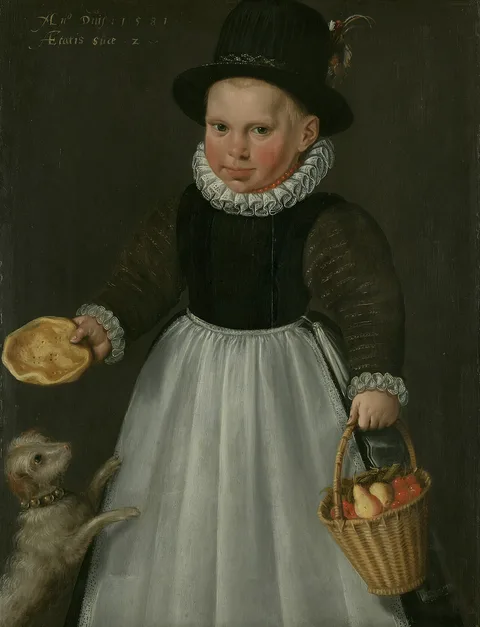 Jacob Willemsz Delff, Portrait of a boy aged two