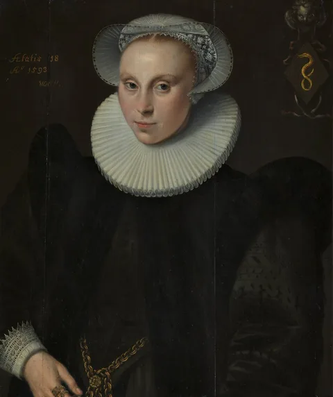 Jacob Willemsz Delff, Portrait of Baertje van Adrichem