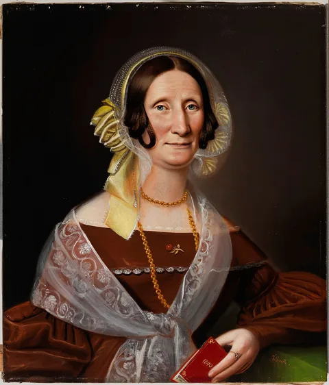 Johan Erik Lindh, Portrait of the Authoress Sara Wacklin