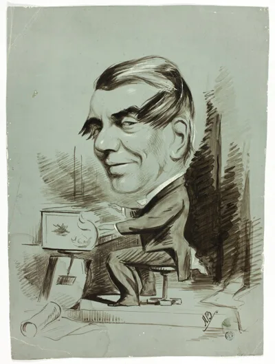John Doyle, Caricature of Piano Player