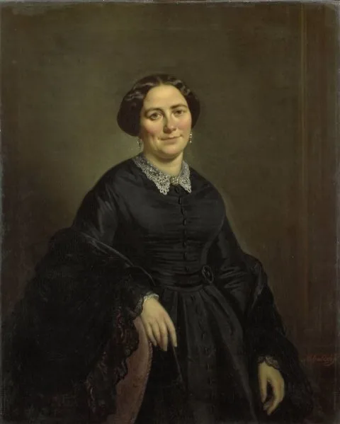 Moritz Calisch, Johanna Christina Beelenkamp (1820-90). Wife of Cornelis Outshoorn