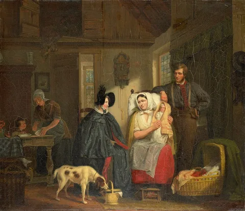 Moritz Calisch, Visit to a New Mother