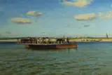 Serhiy Svetoslavsky, A ferry over the Dnieper River