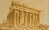 Giovanni Battista Lusieri, The Parthenon from the Northwest