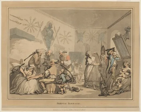 Thomas Malton, The French Barracks