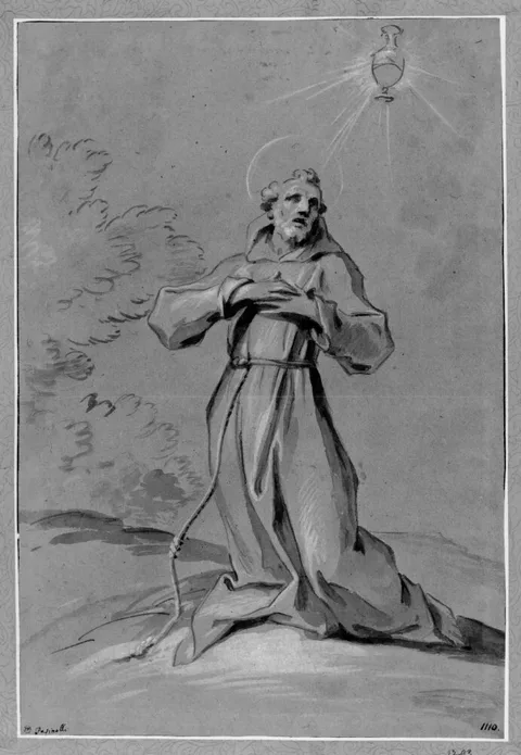 Sigismondo Caula, Kneeling St. Francis