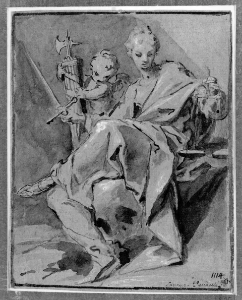 Sigismondo Caula, Allegory of Justice