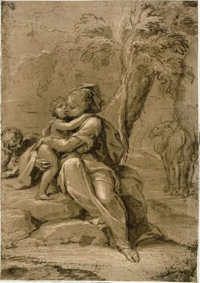 Sigismondo Caula, Rest on the Flight into Egypt