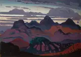 James Dickson Innes, Deep Twilight, Pyrenee