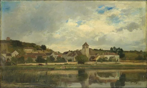 Eugène Lavieille, The Village of La Celle-sous-Moret