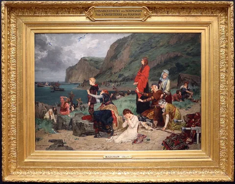 Albert Maignan, Start of the Norman fleet for the conquest of England in 1066