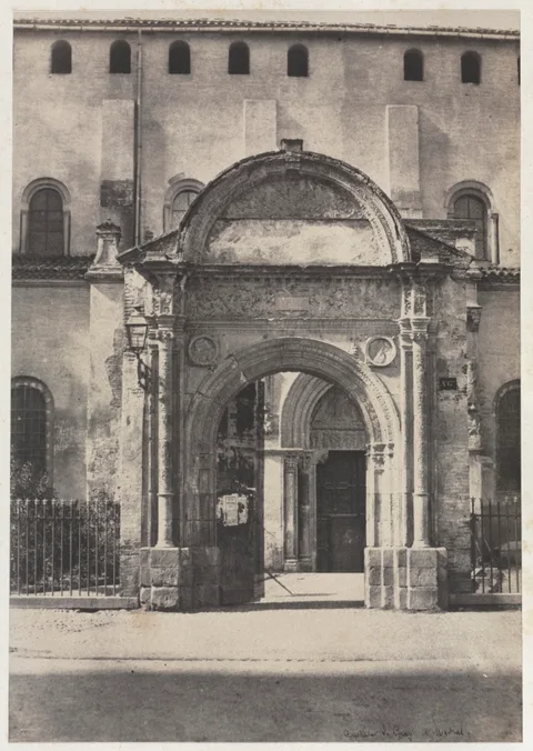 Auguste Mestral, Porte Bachelier, Eglise Saint-Sernin, Toulouse (Haute-Garonne)