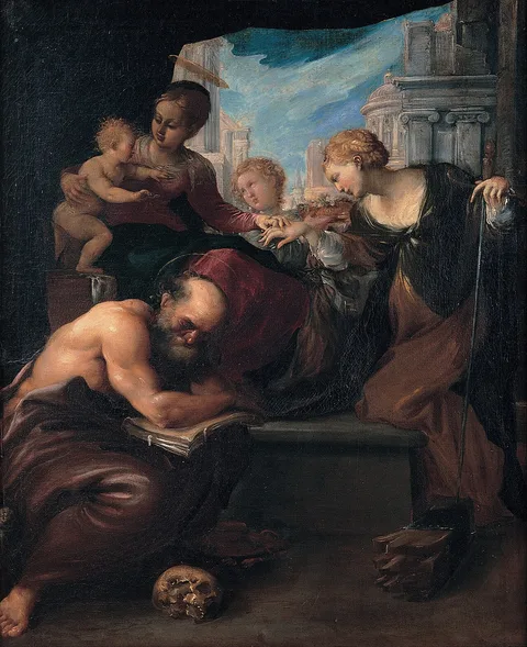 Pietro Faccini, Mystic marriage of Saint Catherine