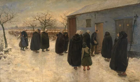 Théodore Verstraete, To the vigil