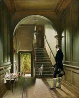 Pieter Christoffel Wonder, The Staircase of the London Residence of the Painter