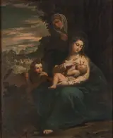 Scarsellino, The Virgin and Child with St Elizabeth and the Infant St John