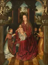 Master of the Holy Blood, Madonna with Angels