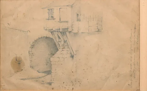 Josephus Laurentius Dyckmans, Een huisje bij een overwelfde riolering