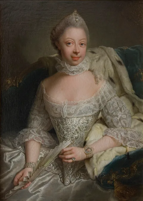 Georg David Matthieu, Portrait of Charlotte of Mecklenburg-Strelitz