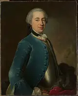 Georg David Matthieu, Portrait of a man in armour