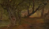 Frederik Sødring, View of Bregentved Forest, Sjaeeland