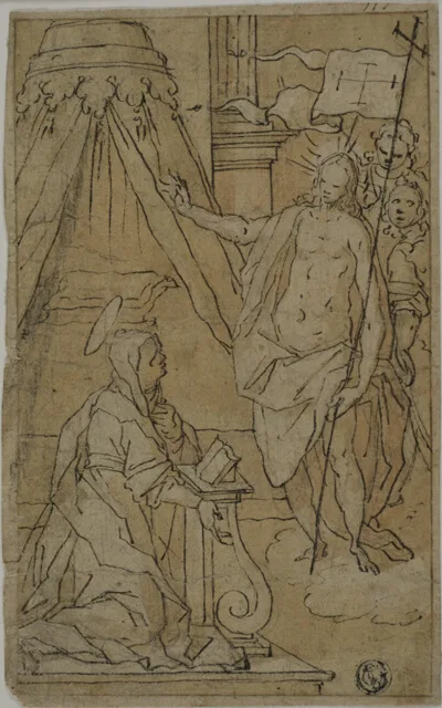 Lazzaro Tavarone, Christ Appearing to His Mother