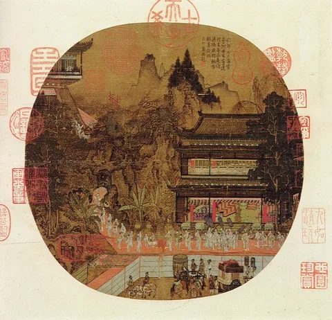 Zhao Boju, Palaces of Han