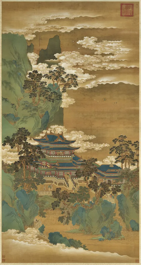 Zhao Boju, Towers and Pavilions in Mountains of the Immortals