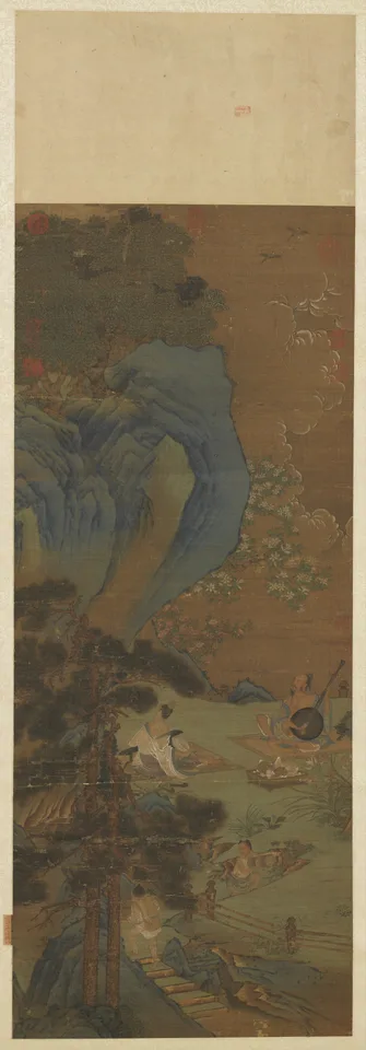 Zhao Boju, The Zither Player Rests as the Ruan Player Strums