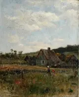 Aaron Allan Edson, Mother and Daughter in the Field