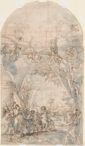 Giacinto Calandrucci, The Spies Returning from Canaan