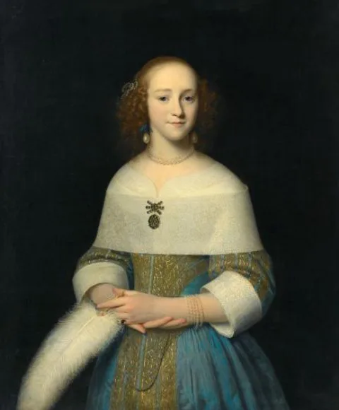 Isaack Luttichuys, Portrait of a Young Woman, Possibly Susanna Reael