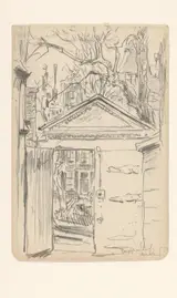 Jan Hoynck van Papendrecht, Poort naar het Begijnhof te Amsterdam