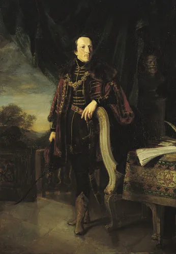 József Borsos, Portrait of Ferenc Pulszky