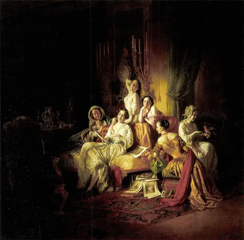 József Borsos, Girls after the Ball
