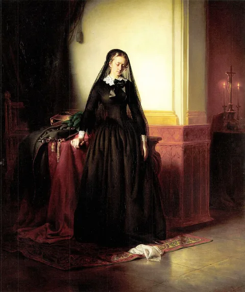 József Borsos, The Widow