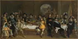 Johannes Spilberg, Feast of the civic guard in honor of the appointment of Burgomaster Jan van de Poll (1597-1678) as colonel, 1650