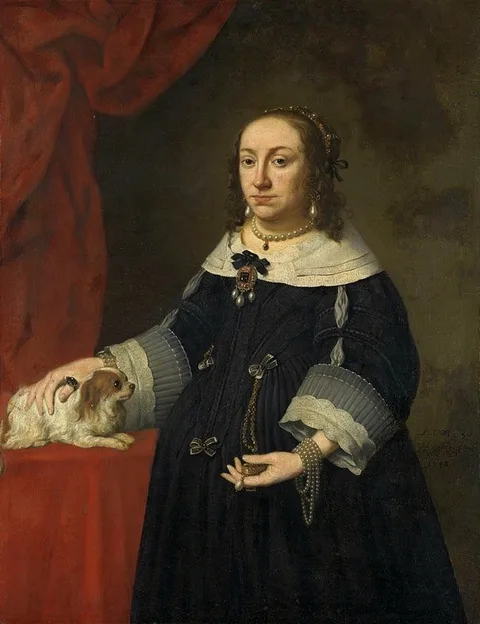 Johannes Spilberg, Portrait of Anne Catherine Constance Vasa, Electress of the Palatinate of the Rhine.