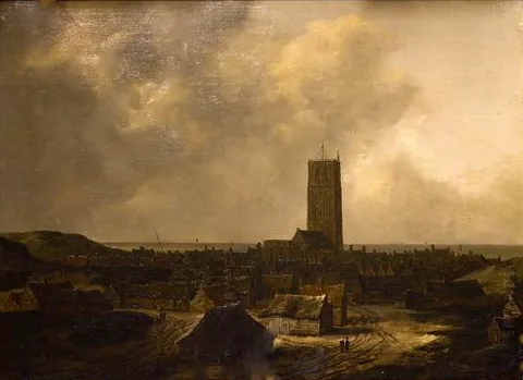 Isaack van Ruisdael, View of Egmond aan Zee